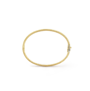 Perlée diamonds bracelet with single row of diamonds, medium model